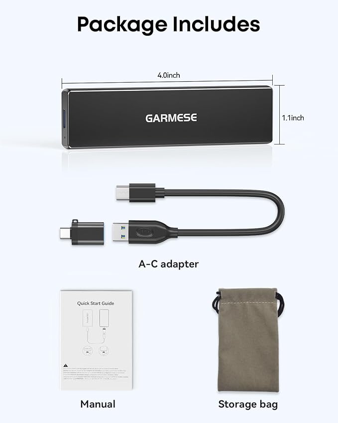 Portable External SSD 500GB, USB 3.2 Gen 2 External Solid State Drive Up to 1000MB/s, Ultra-Fast Portable SSD Storage for PC, Laptop, Tablet, Game Console – Plug & Play