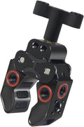 Super Clamp, Camera Clamp Mount with Locating Pin for ARRI Standard, 1/4"-20 & 3/8"-16 Thread Versatile Strong C Clamp Accessories Compatible with Gopro/Monitor/LED Lights/Flash/Microphone
