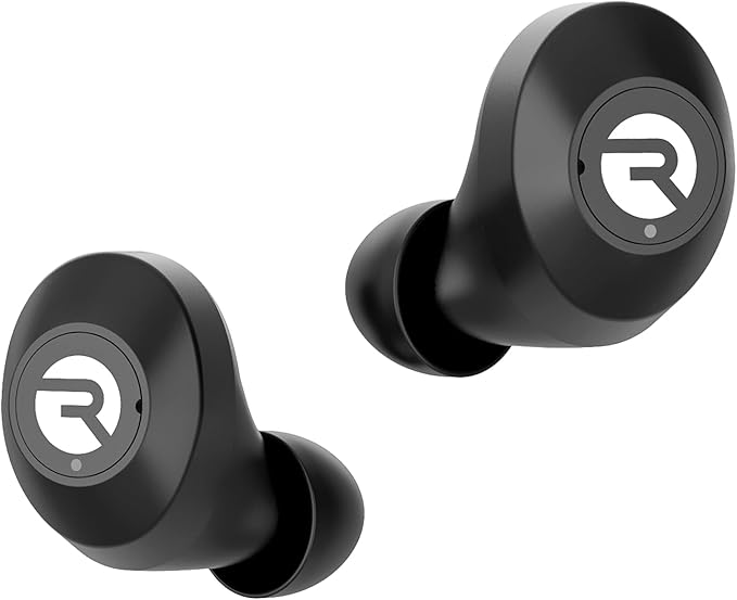 Raycon Everyday Classic Bluetooth Wireless Earbuds + Microphone with Active Noise Canceling, Sweat & Water-Resistant Earphones, Ear Buds Wireless Bluetooth Up to 32 Hours Playtime (Black)