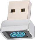 Yoidesu Mini USB Fingerprint Reader for 7 8 10 Fingerprint Scanner Scanner PC Dongle Fingerprint Sensor 360 Degree 0.5STouch Speedy Matching Biometric Portable USB Fingerprint Logger for PC Laptop