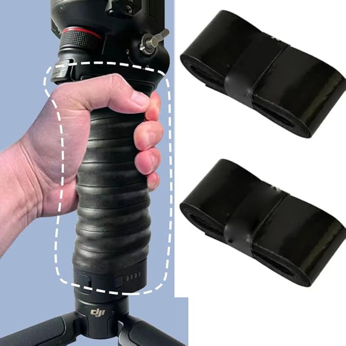 4 Pack Gimbal Stabilizer Handle Tape Wrap Non Slip Camera Handle Grip Tape for DJI Osmo Mobile SE Phone Gimbal Phone Cage Smartphone Video Rig Kit Handheld Stabilizer Filmmaking Vlogging Case