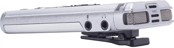 OM SYSTEM Olympus Voice Recorder DM-720 with 4GB, Micro SD Slot, USB Charging, Direction PC Connection, Transcription Mode, Silver