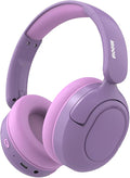 MIDOLA Kids Bluetooth Headphones Active Noise Cancelling Lightweight Wireless Headphone for Kid Volume Limited 85/94dB Foldable Over-Ear with Mic,68 Hours Playtime,for Toddler Child Lavender Purple