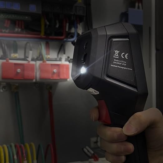 HIKMICRO B1L 160 x 120 IR Resolution Thermal Imaging Camera with WiFi, 25Hz Refresh Rate, 3.2" LCD Screen, Handheld 19200 Pixels Thermal Imager with High Temperature Alarm