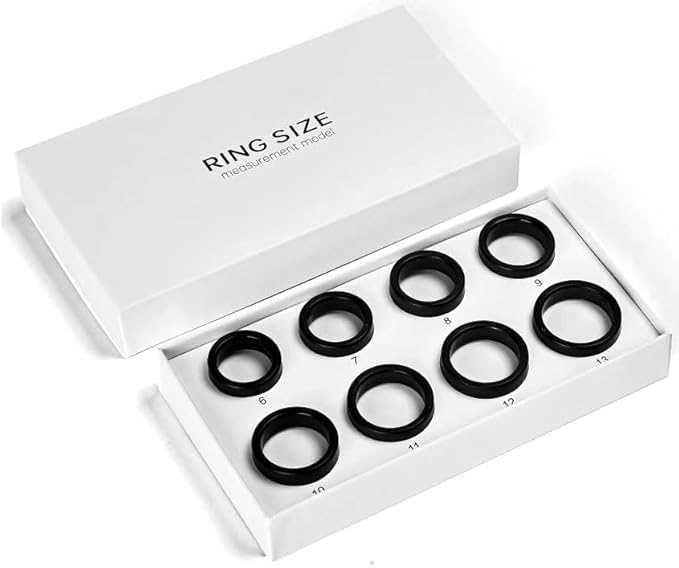 Smart Ring Health Fitness Tracker with GPS Route for Men Women, Step/Heart Rate/Blood Oxygen/Blood Pressure/Sleep Monitoring for iPhone & Andriod, No App Subscription (Sizing Kit Only)