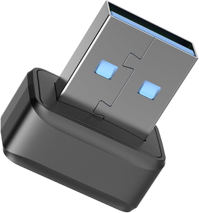 Fingerprint Reader,USB Fingerprint Key Reader Advanced Security Access Window Hello Fingerprint Reader for Windows10/11 Laptops Computer