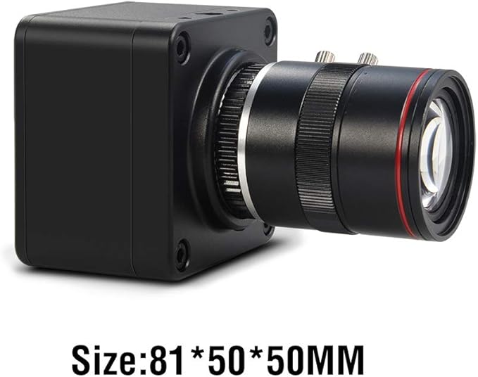 MOKOSE 4K@30fps USB Camera with 6-12mm Varifocal Manual Lens Webcam UVC Free Drive Compatible Windows Mac OS X Linux