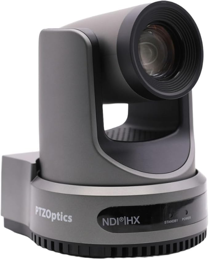 PTZOptics Move 4K SDI/HDMI/USB/IP PTZ Camera with 20x Optical Zoom (Gray) (PT20X-4K-GY-G3)