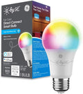 GE Lighting CYNC Smart Full Color A19 LED Light Bulb, 60W Replacement, Bluetooth/Wi-Fi Enabled, Alexa + Google Home Compatible Without Hub, 1-Pack (Packaging May Vary)