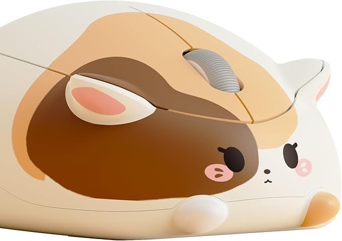 Akko Cat Theme Wireless Gaming Mouse Calico Cat, Tri-Mode Mouse BT3.0/BT5.0/2.4G, Cute Optical Cordless Cartoon Mice for Computer/Laptop/Desktop/PC, Compatible with Mac/Win
