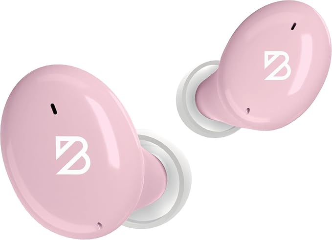 Back Bay Audio Tempo 30 Wireless Earbuds for Small Ears - Award-Winning Sound, Sweatproof Bluetooth Earbuds, Tech Fitness Gifts for Men, Comfortable Bluetooth Ear Buds for Women - Pink