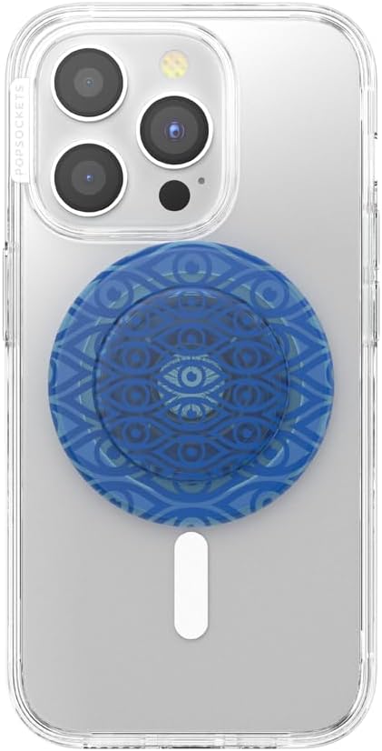 PopSockets Phone Grip for MagSafe, Magnetic Holder, Phone Stand, Evil Eye - Eyes on You