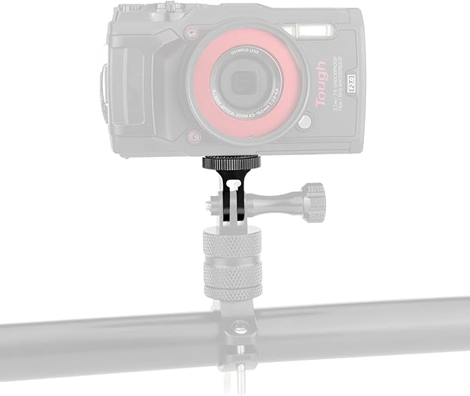 Aluminum Tripod Mount for Gopro Tripod Adapter 1/4"-20 Camera Mount for Gopro Hero 13 12 11 10 9 8 DJI Osmo Insta360 AKASO and Other Action Camera Accessories