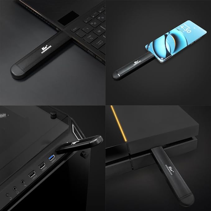 Kingwin M.2 NVMe SSD Enclosure USB 3.2 Gen 2 (10Gbps), Tool-Free, Dual USB-C & USB-A, Aluminum Case for M-Key/B+M Key 2230/2242/2260/2280, External NVMe SSD Adapter for Windows/Mac/Linux