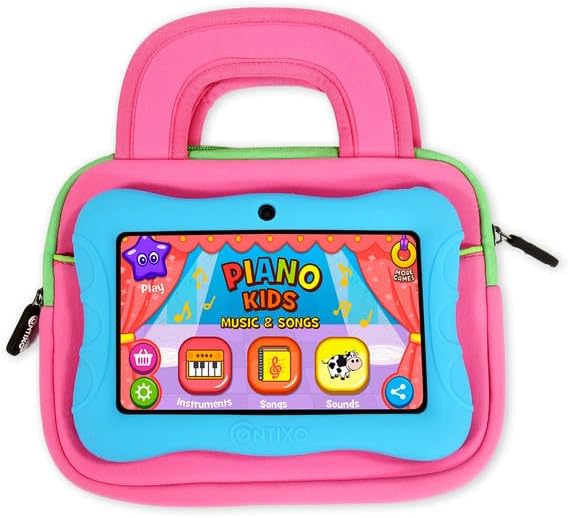 Contixo 10" Tablet Sleeve Bag Compatible for Contixo K101 Kids Tablet, Amazon Fire HD 10 Kids Edition, Kindle Fire HD 10.1 Inch with Accessory Pocket