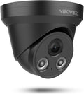 5MP PoE Camera,Smart Human/Vehicle Detection IP Camera,Built-in Mic,2.8mm Lens 105°Wide Angle Vision POE Security Camera,98ft IR Night Vision, 24/7 Recording,IP67 Waterproof, NDAA Compliant (Black)