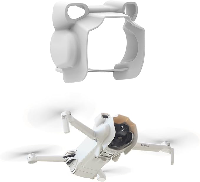 Lens Hood for DJI Mini 3 Drone Accessories, Anti-Glare Lens Sunshade Sunhood Protective Cover Gimbal Camera Guard Protector for Mini 3 Drone