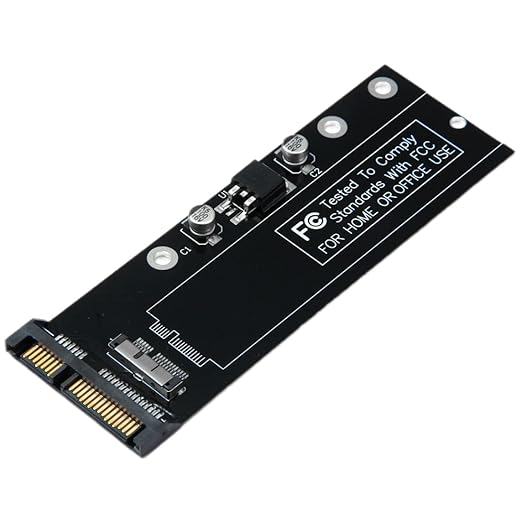 chenyang 12+6Pin MAC SSD to SATA Hard Disk Drive Adapter with USB Data Cable for 2010 2011 MAC Air A1369 A1370 SSD