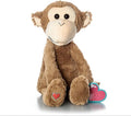 My Baby’s Heartbeat Bear, 20 Second Re-Recordable Digital Voice Recorder Plush Keepsake for Baby’s Heartbeat Memory, Pregnancy Keepsake (Not a Medical Device), Vintage Monkey
