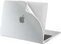 BlueSwan for MacBook Pro 13 inch Case, 2026 2022-2016 M2 M1 Clip, Anti-Scratch Flexible Protective Laptop Cover with Grippy Matte Texture, Slim and Easy Installation, Frosted White