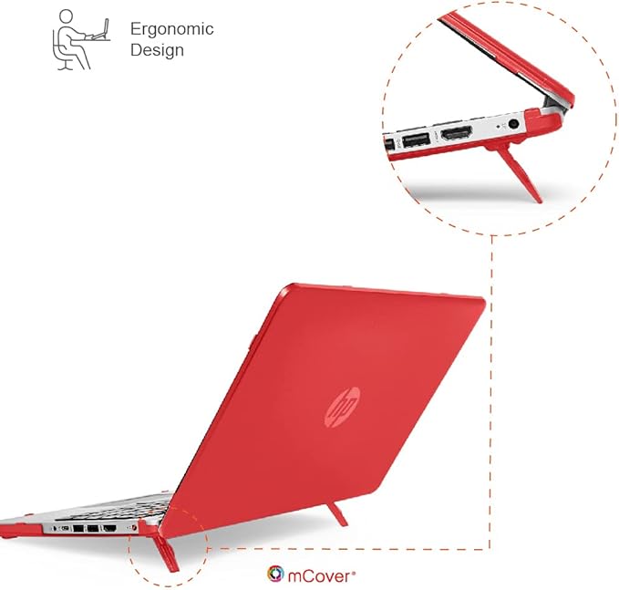 mCover Case Only Compatible for 2020~2022 14" HP 14-DQxxxx / 14-FQxxxx Series Windows PC (NOT Compatible with Any Other HP Models) - Orange