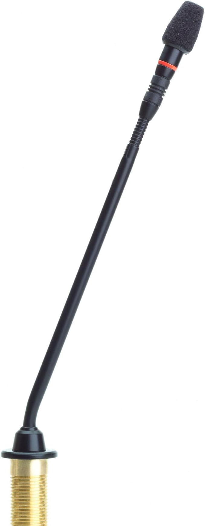 Shure MX410/C Cardioid Condenser Microphone, 10" Gooseneck with Bi-Color Status Indicator and Surface Mount Preamp