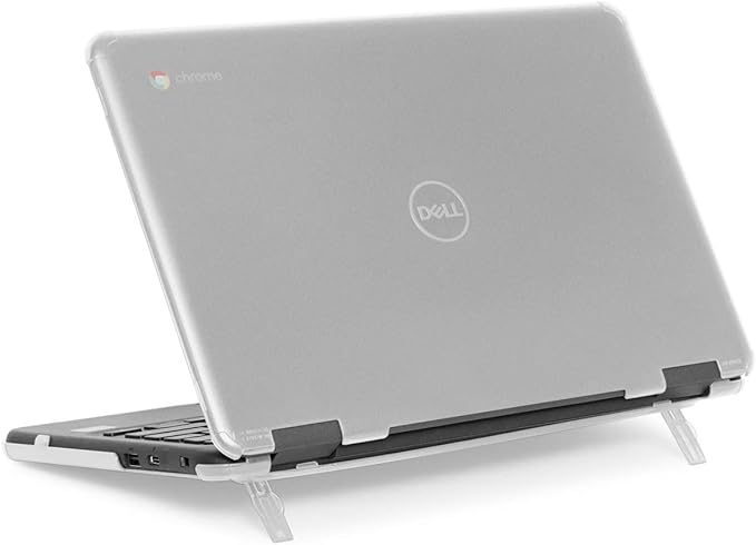 mCover Case Compatible for 2019~2022 11.6" Dell Chromebook 3100/3110 Education Clamshell (180 ° Hinge) Laptop ONLY (NOT Fitting Any Other Dell Models) - Clear