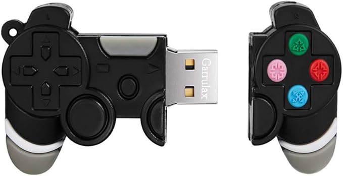 USB Flash Drive, 8GB / 16GB / 32GB USB2.0 Cute Shape USB Memory Stick Date Storage Pendrive Thumb Drives (64GB, Gamepad)