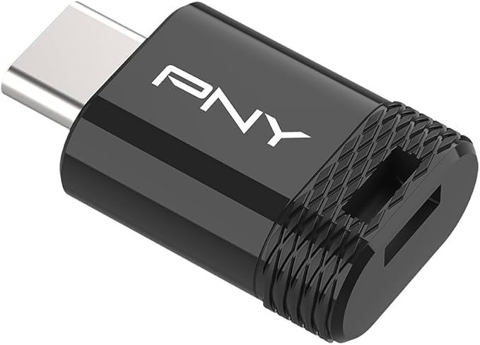 PNY Elite-X Fit Type-C 256GB USB 3.2 Flash Drive – Up to 200MB/s Read, Up to 100MB/s Write, Advanced Performance, Convenient Portable Data Storage, Ultra Compact Fit Design, Type-C Connector