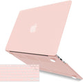 IBENZER Compatible with MacBook Air 11 Inch Case Model A1370 A1465, Soft Touch Plastic Hard Shell Case Bundle with Keyboard Cover for Mac Air 11, Sakura Pink, A11SKPK+1