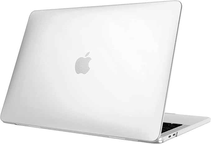 Fintie Case for MacBook Pro 13 Inch A2338(M2 M1) A2251 A2289 A2159 A1989 A1706 A1708 (2016-2021 2022 2023 Release) with/Without Touch Bar- Snap On Hard Shell Case Cover, Frost Clear
