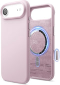 elago for iPhone Air Case, Premium Magnetic Silicone Case, Compatible with MagSafe, Liquid Silicone Material, Protective Cover, Shockproof, Slim Phone, 6.5 inch (Light Lilac)