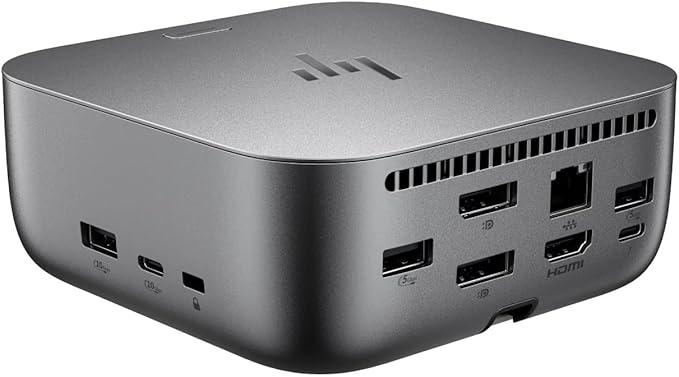 HP 180W G6 Thunderbolt 4 Ultra Dock Port Replicator Bundle w/DKZ Hub (Universal Thunderbolt/USB-C Docking Station, Single Cable for Charging, Data Transfers to Any Brand Laptop) 9X481UT#ABA (10-Pack)