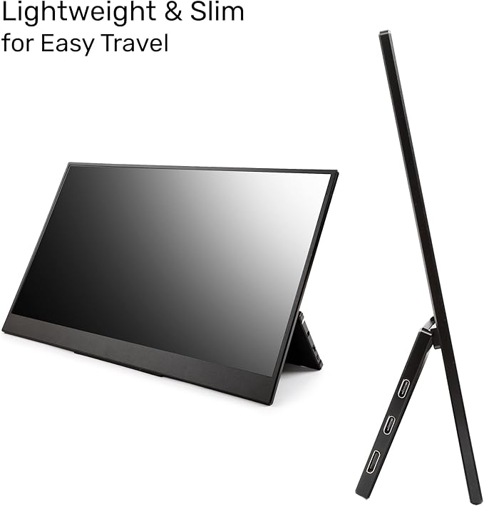 SideTrak Solo Pro 15.8" Portable Monitor for Laptop | FHD 1080P LED IPS Dual Display w/Anti-Glare Screen, USB & Mini HDMI, Laptop Monitor Extender for Mac, PC, Chrome, HDR & Speakers