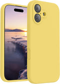 FireNova Magnetic for iPhone 17 Case, Compatible with MagSafe, [Integrated Silicone Camera Control Button] [Camera Protection] Anti-Scratch Microfiber Lining Phone Case, 6.3", Yellow