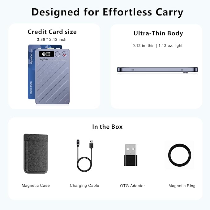 AI Voice Recorder w/Case, AI Note Taker & App Control, AI Transcription and Summary, Noise Cancellation, 152 Languages, 64GB Digital Audio Recorder for Meetings, Lectures & Calls