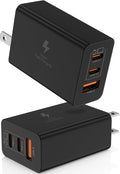 USB C Charger Block,100W GaN Super Fast Charging Station Hub,USB C Cube Plug,65W Type C Power Adapter Brick Box for MacBook Pro/Air,iPad,Apple iPhone 17 16 15 Pro Max,Samsung Galaxy S26+ S25 S24 Ultra