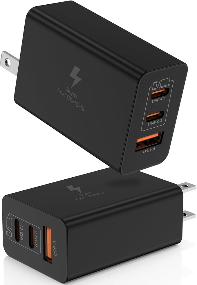 USB C Charger Block,100W GaN Super Fast Charging Station Hub,USB C Cube Plug,65W Type C Power Adapter Brick Box for MacBook Pro/Air,iPad,Apple iPhone 17 16 15 Pro Max,Samsung Galaxy S26+ S25 S24 Ultra