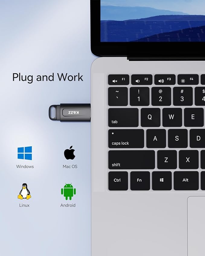 K&ZZ Flash Drive 16GB 2 Pack Plug and Play Thumb Drive USB 2.0 Memory Stick USB Drive Data Storage Sliding Lid Jump Drive Zip Drive