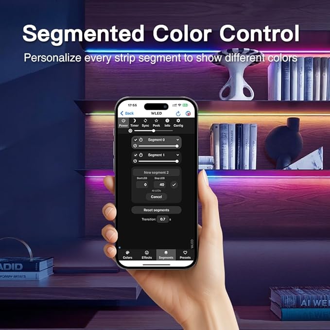 GLEDOPTO Elite 4 Channel ESP32 WLED LED Strip Light Controller Ethernet WiFi Dual Control Sound Reactive UART Energy Save Relay 20A Pluggable Fuse Level Shifter WS2811/12 SK6812 WS2815 Addressable LED