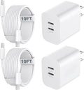 iPhone 17 16 15 Charger Fast Charging Cord 10FT Long USB C Charging Cable with 20W Type C Charger Block for iPhone 17 Pro Max/17 Pro/17/Air, 16 15 Pro Max/16 15 Pro/16 15,iPad Pro/Air, Android Phone