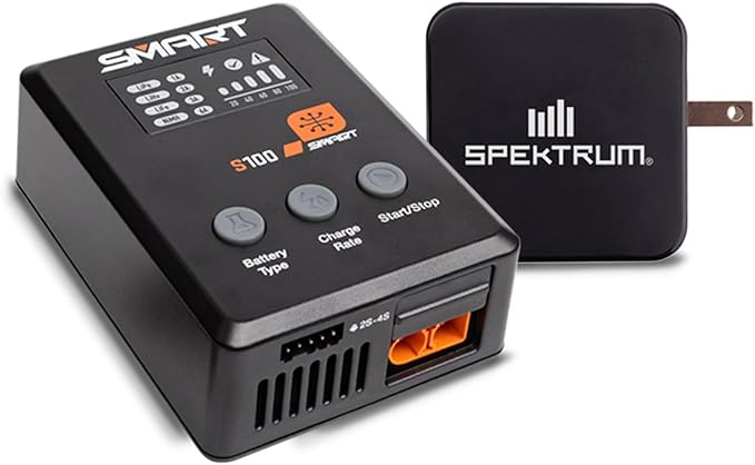 Spektrum S100 1x100W USB-C Smart Charger with 65W USB-C GaN Power Supply Combo SPMXC2090P
