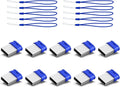 K&ZZ 16GB Mini Flash Drive 10 Pack 16 GB Small USB Flash Drives with Lanyard 16G Low Profile USB Drive Gig Thumb Drive Memory Stick (16GB, Blue)