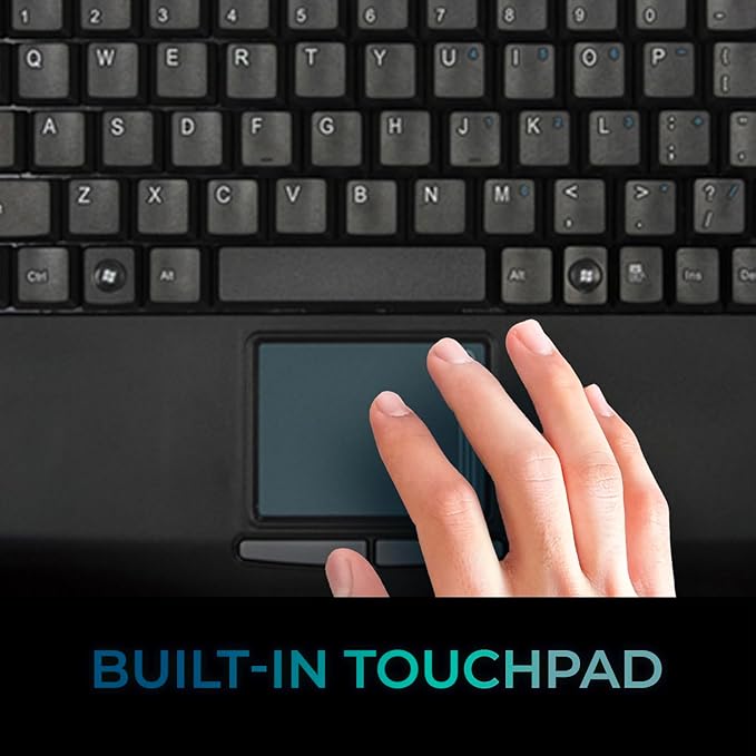 Adesso AKB-410UB - SlimTouch Mini USB Keyboard with Built-in Touchpad (10)