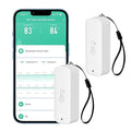 WiFi Thermometer Hygrometer: Smart Temperature Humidity Sensor with App Notification Alert, Data Storage Export, Calibrated Indoor Temperature Monitor, for Room Greenhouse Wine Cellar (2-Pack White)