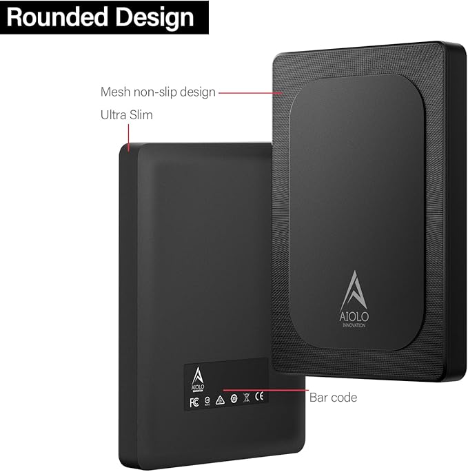Aiolo Innovation 500GB External Hard Drive Ultra Slim Portable HDD-USB 3.0 for PC, Mac, Laptop, PS4, Xbox one,Xbox 360 HD-A4