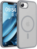 TOCOL for iPhone 17e Case, Compatible with Magsafe, Military Drop Protection, Slim Translucent Matte Shockproof for iPhone 17 e Case 6.1 inch (Gray)