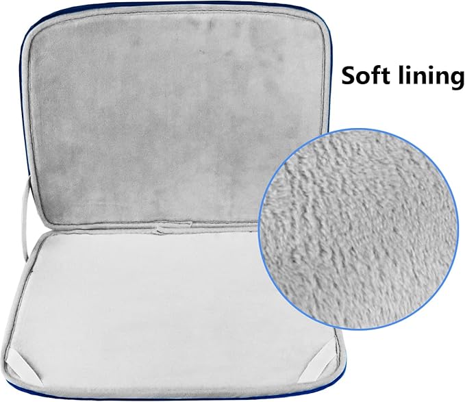 Laptop Case 14 inch, Shockproof Protective Computer Cover Flip Case Briefcase Carrying Bag Compatible with 14" HP, Lenovo, Asus, Acer, Notebook, Chromebook Computer, Blue