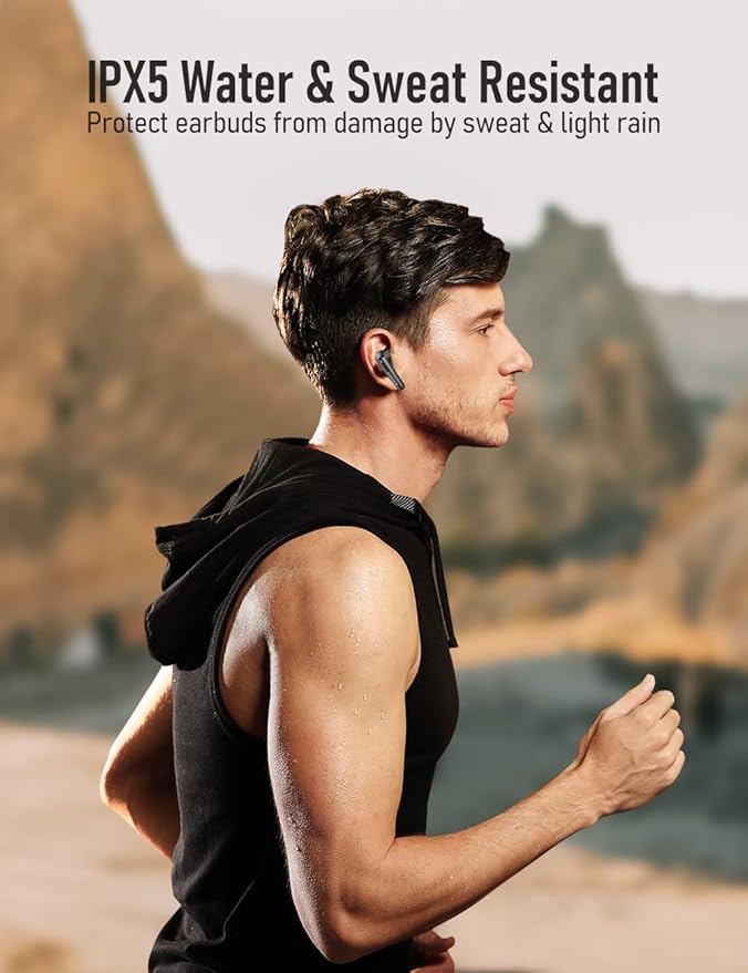 Audiovance Euphony 301 Wireless Earbuds Bluetooth Headphones for iPhone and Android, Premium Sound Wireless Ear Buds (EU301)
