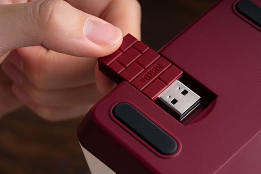 8BitDo Retro 18 Mechanical Numpad, Supports Calculator Mode, Bluetooth/2.4G/Wired Numpad for Windows and Android - Fami Edition